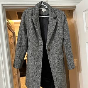 Herringbone Pattern Coat